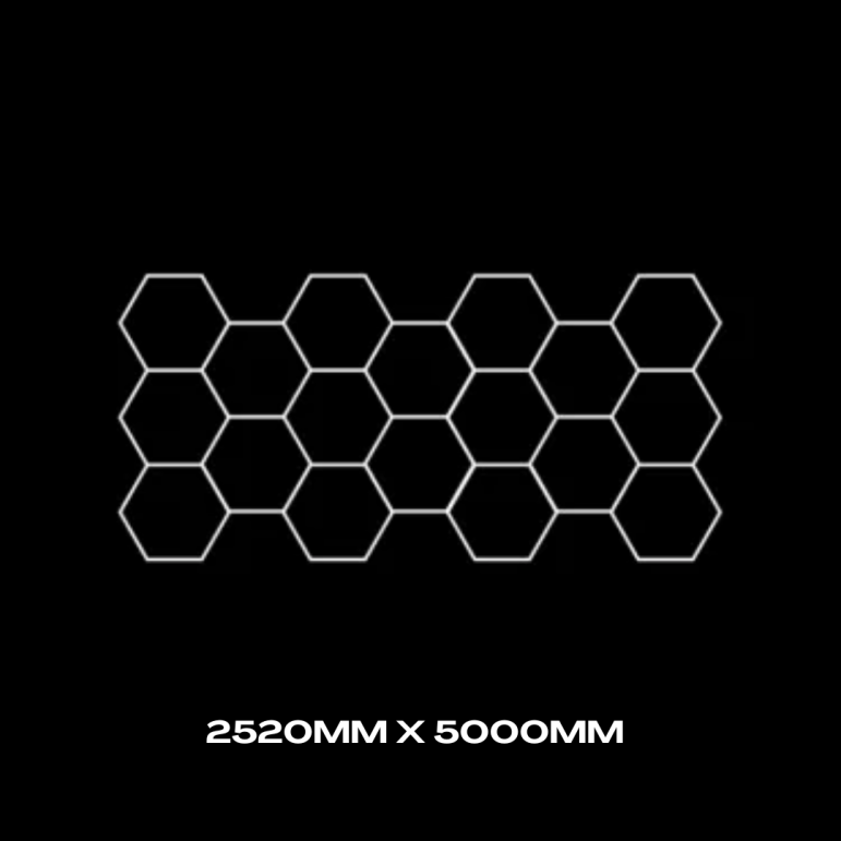 18pc Hexagon Grid - Standard 5335mm x 2520mm 1