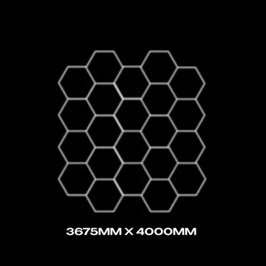 22pc Hexagon Grid - Standard 3880mm x 4200mm 1