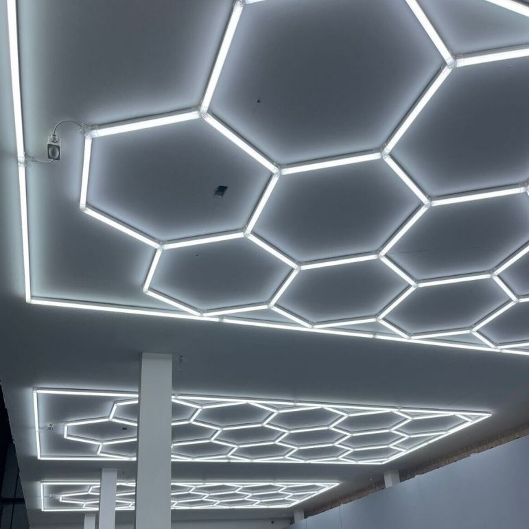 8pc Hexagon LED Grid