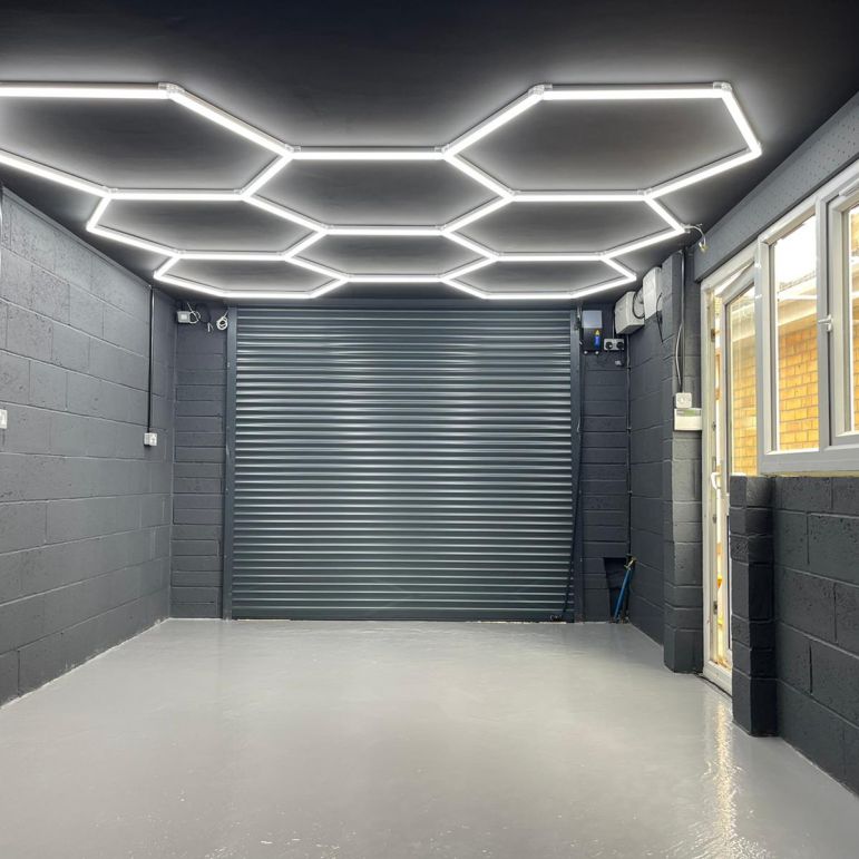 8pc Hexagon LED Grid