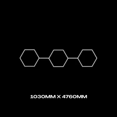 3pc Hexagon Chain