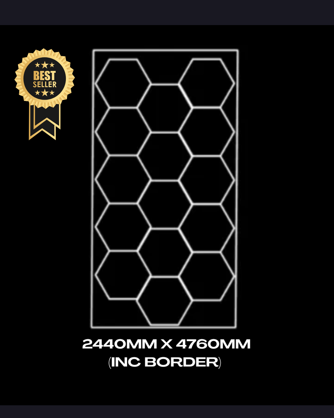 15pc Hexagon Lighting & Border