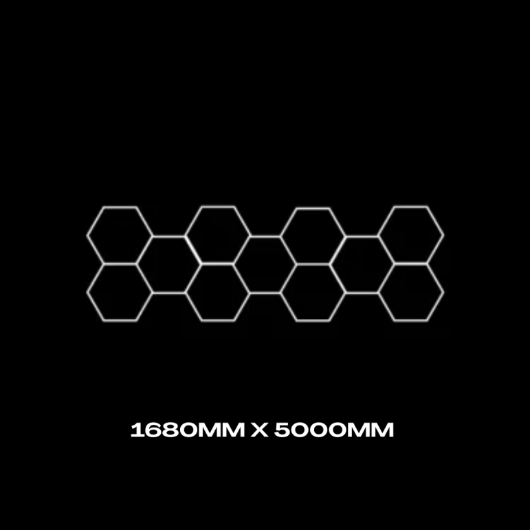 11pc Hexagon Grid Design 2 - Standard 1680mm x 5335mm 1