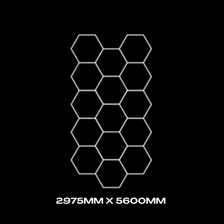15pc Hexagon Lighting Grid