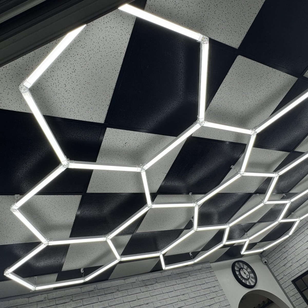 23pc Hexagon LED Light Grid