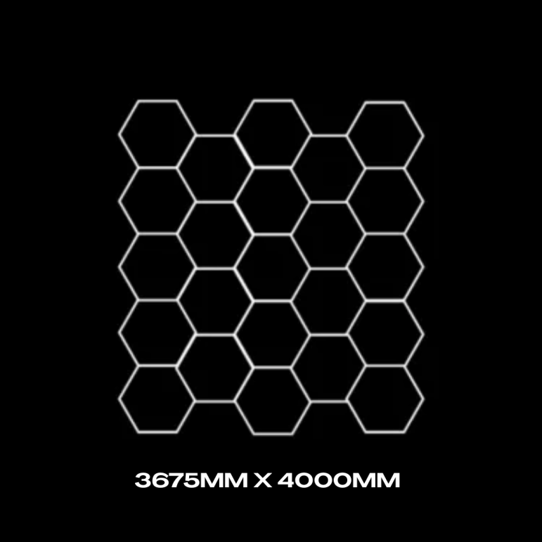 23pc Hexagon LED Light Grid