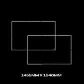 Border Grids Linked - Standard 1455mm x 1940mm 1