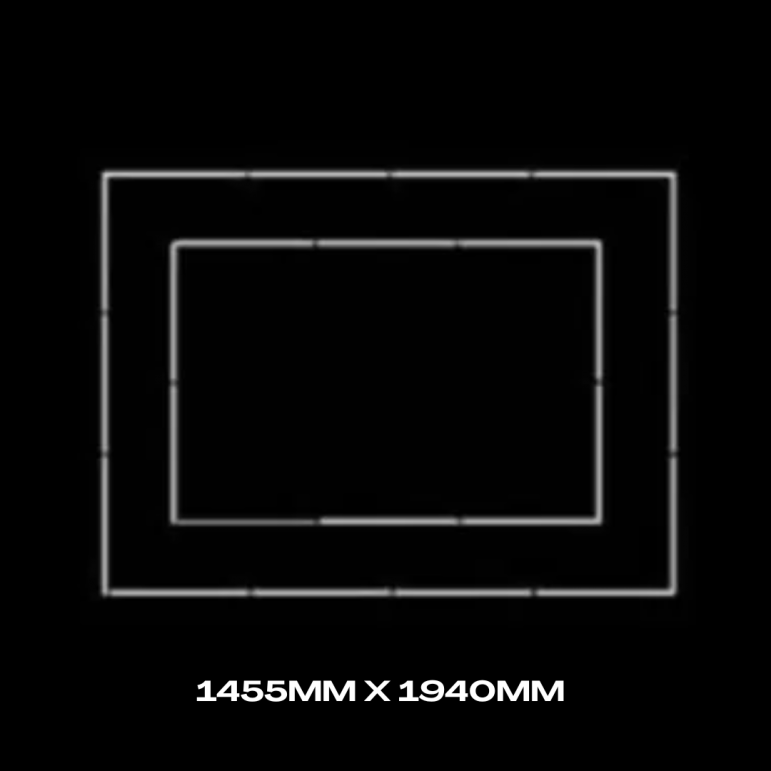 Twin Border LED Lighting Grid (S)